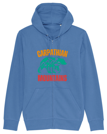 Carpathian Mountains.Muntii Carpati Bright Blue