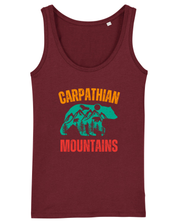 Carpathian Mountains.Muntii Carpati Burgundy