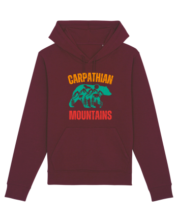 Carpathian Mountains.Muntii Carpati Burgundy
