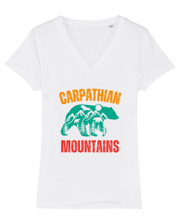 Carpathian Mountains.Muntii Carpati White