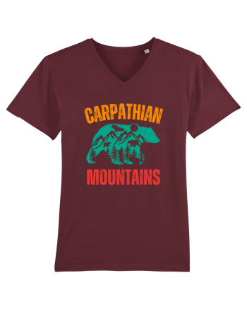Carpathian Mountains.Muntii Carpati Burgundy