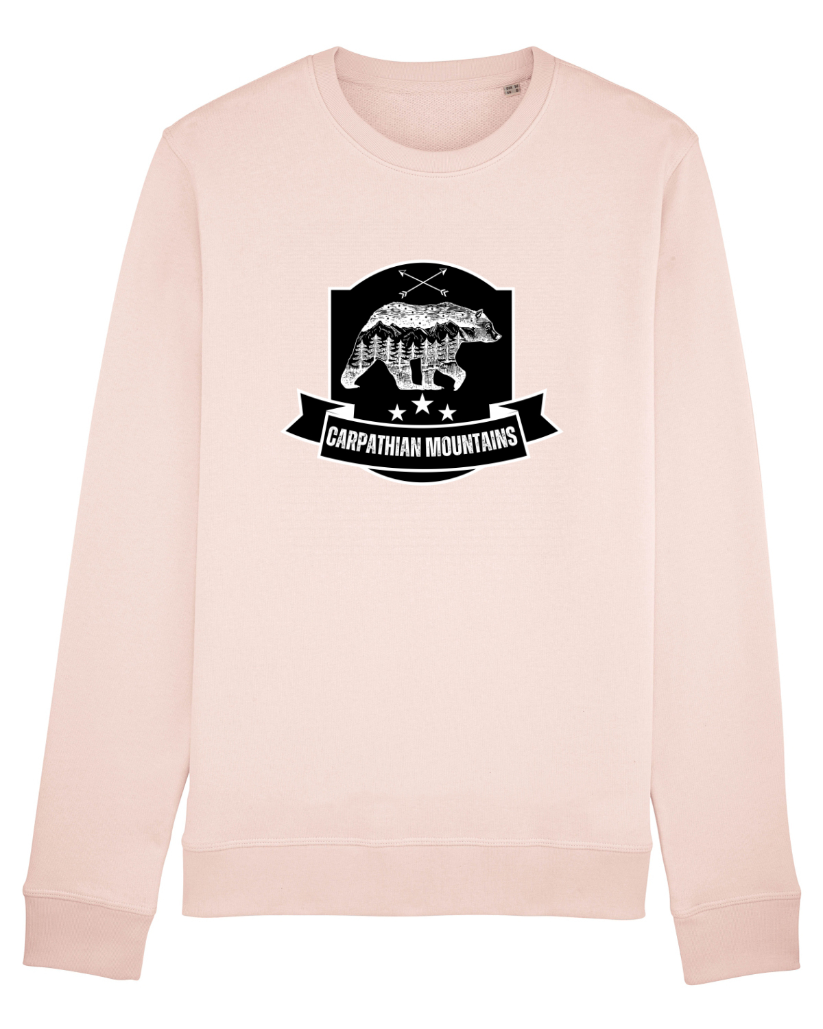 Bluză mânecă lungă Unisex Rise Candy Pink