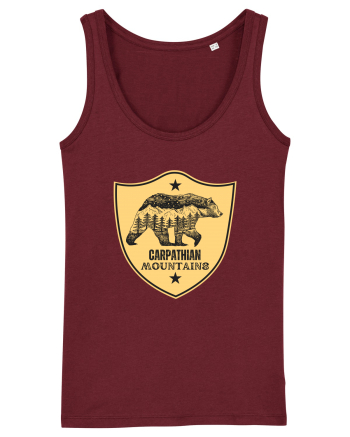 Carpathian Mountains.Muntii Carpati Burgundy