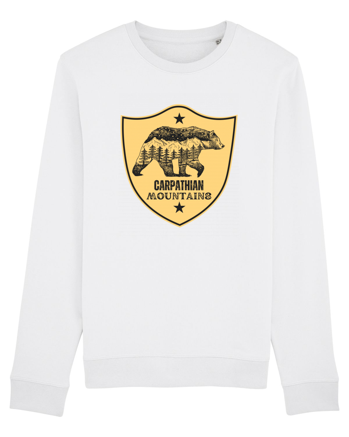 Bluză mânecă lungă Unisex Rise White
