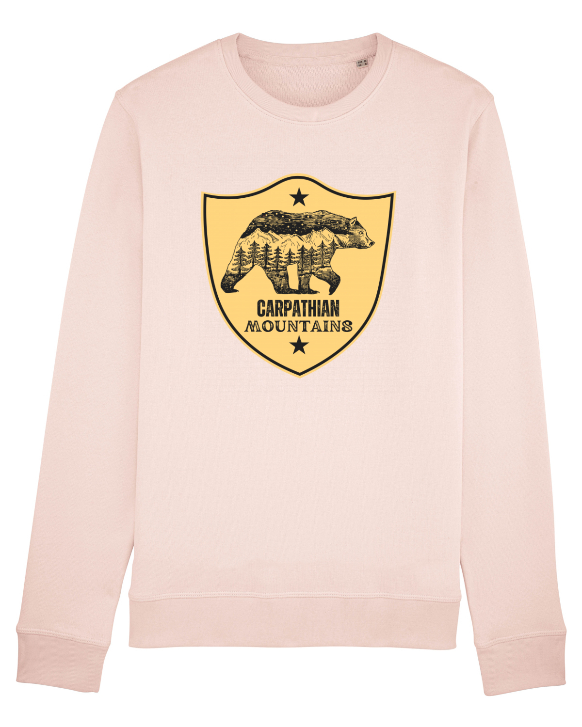Bluză mânecă lungă Unisex Rise Candy Pink