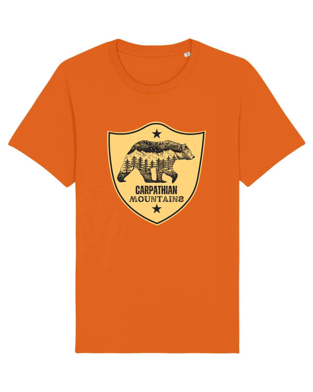 Tricou mânecă scurtă Unisex Rocker Bright Orange
