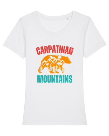 Carpathian Mountains.Muntii Carpati White