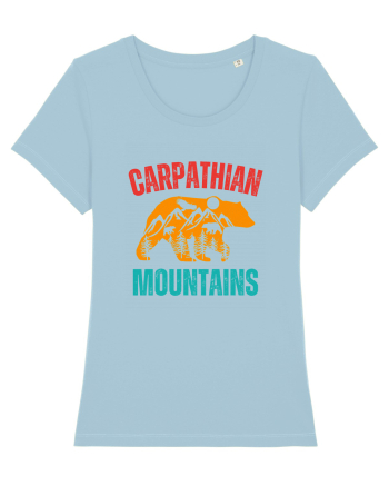 Carpathian Mountains.Muntii Carpati Sky Blue