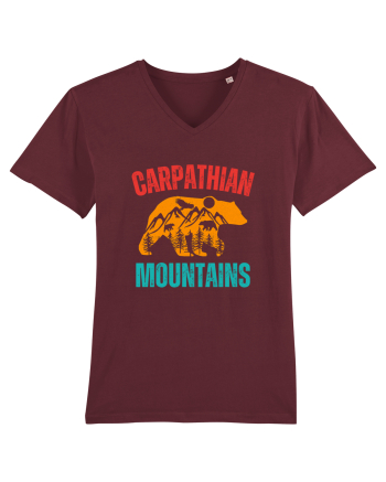 Carpathian Mountains.Muntii Carpati Burgundy
