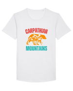 Carpathian Mountains.Muntii Carpati Tricou mânecă scurtă guler larg Bărbat Skater