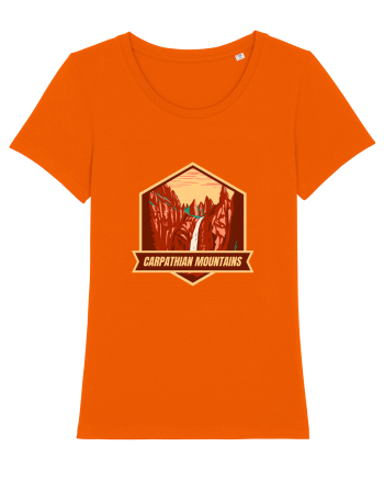 Carpathian Mountains.Muntii Carpati Bright Orange