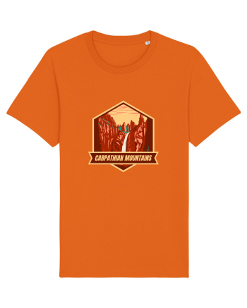 Carpathian Mountains.Muntii Carpati Bright Orange