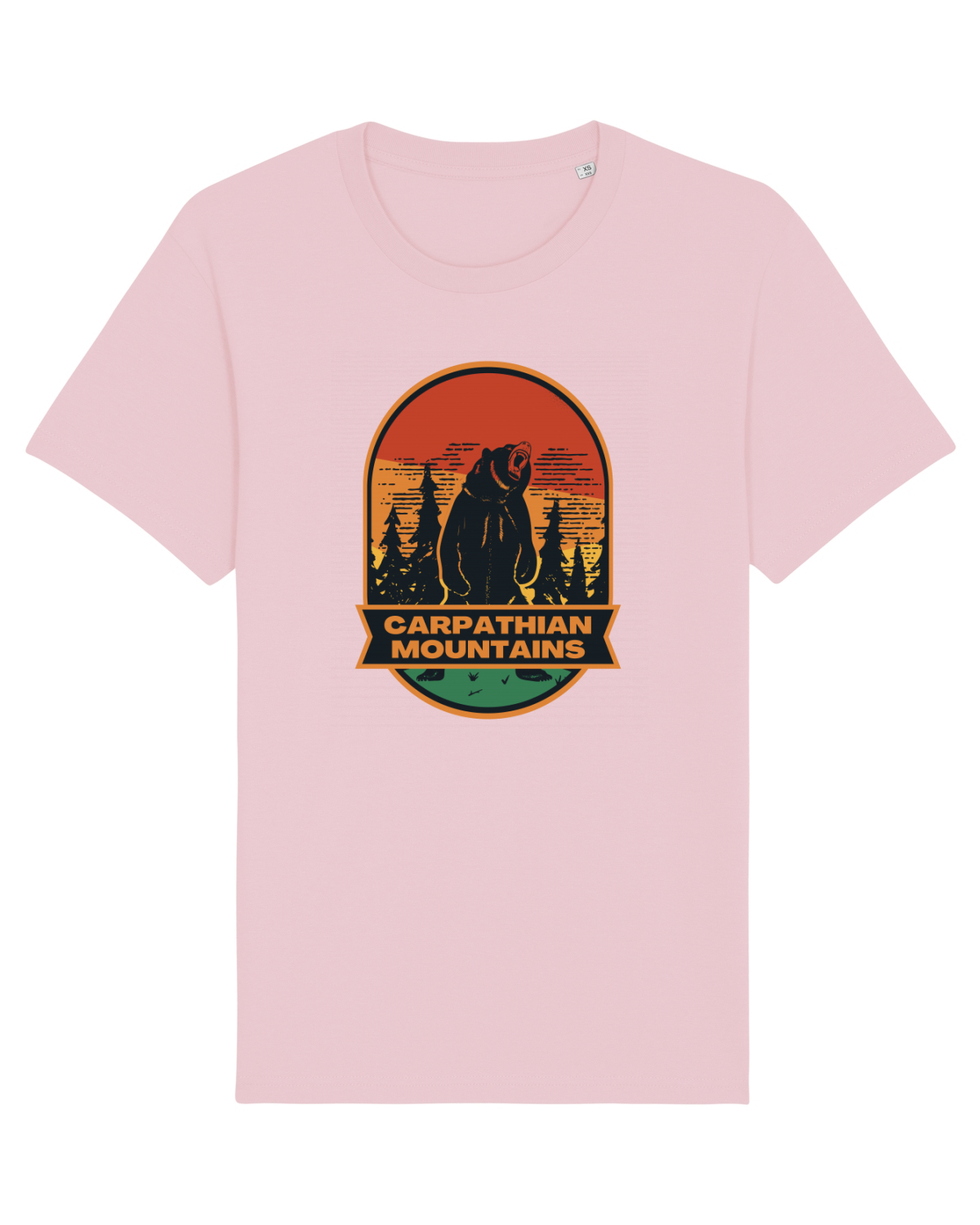 Tricou mânecă scurtă Unisex Rocker Cotton Pink