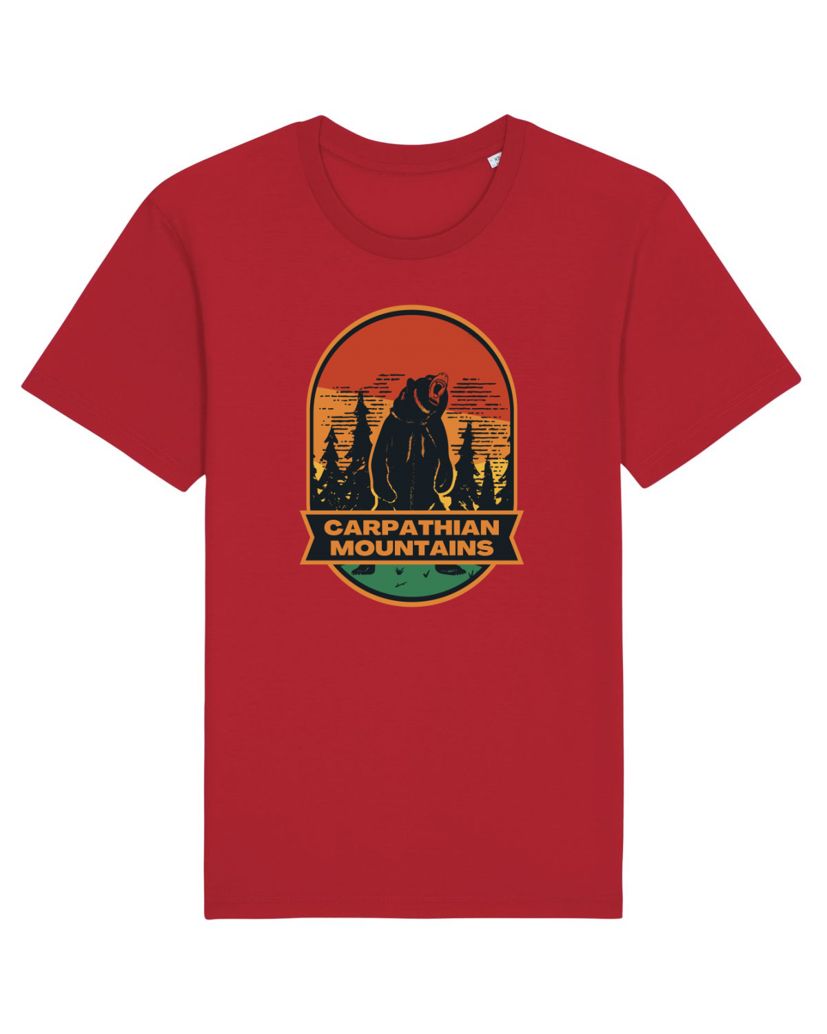 Tricou mânecă scurtă Unisex Rocker Red
