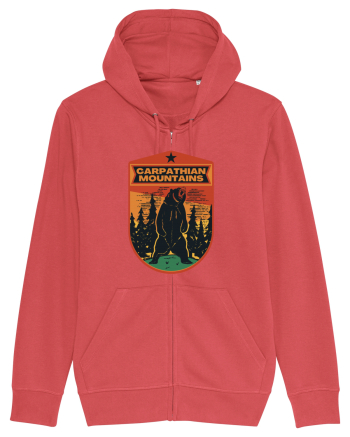 Carpathian Mountains.Muntii Carpati Carmine Red