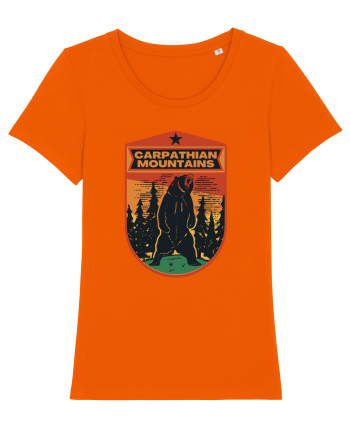 Carpathian Mountains.Muntii Carpati Bright Orange