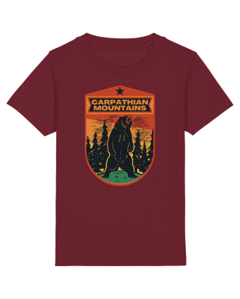 Carpathian Mountains.Muntii Carpati Burgundy