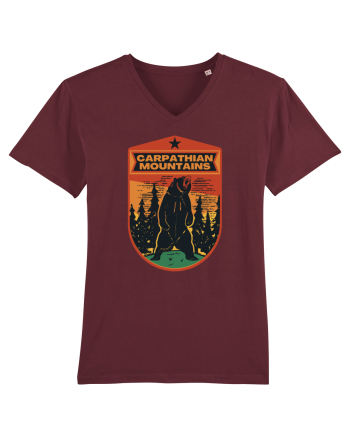Carpathian Mountains.Muntii Carpati Burgundy