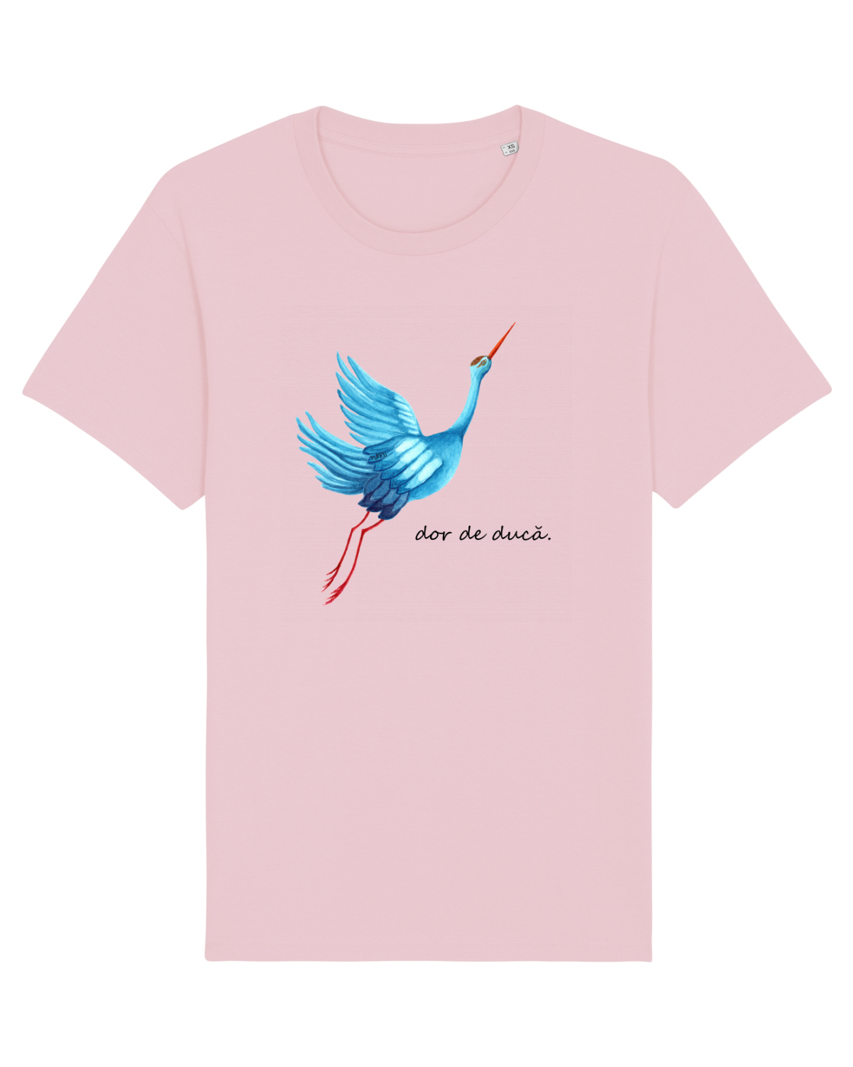 Tricou mânecă scurtă Unisex Rocker Cotton Pink