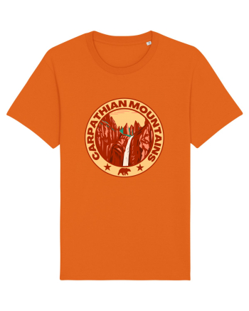 Carpathian Mountains.Muntii Carpati Bright Orange