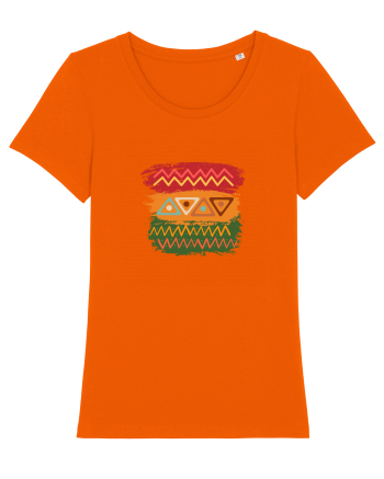 African Design Bright Orange