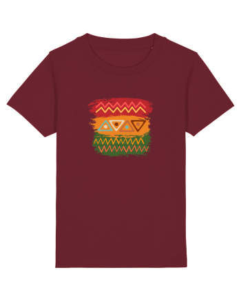 African Design Burgundy
