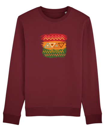 African Design Burgundy
