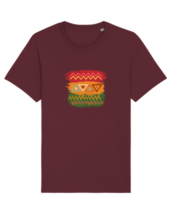African Design Burgundy