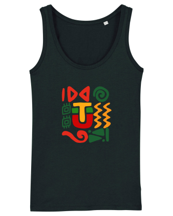 Africa Tribal Pattern Black