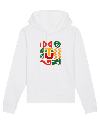 Africa Tribal Pattern White