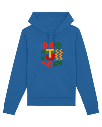 Africa Tribal Pattern Royal Blue
