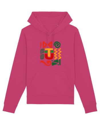 Africa Tribal Pattern Raspberry