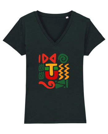 Africa Tribal Pattern Black