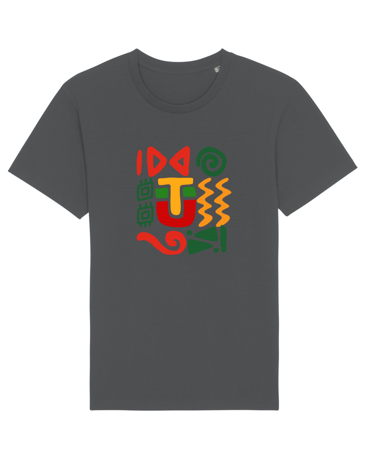 Tricou mânecă scurtă Unisex Rocker Anthracite