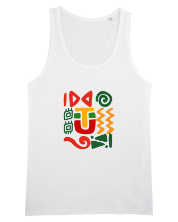 Africa Tribal Pattern White
