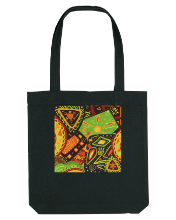 African Pattern Black