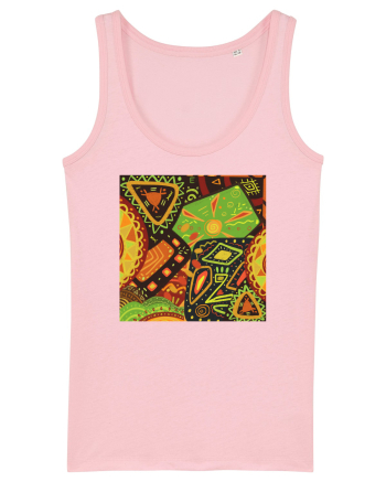 African Pattern Cotton Pink