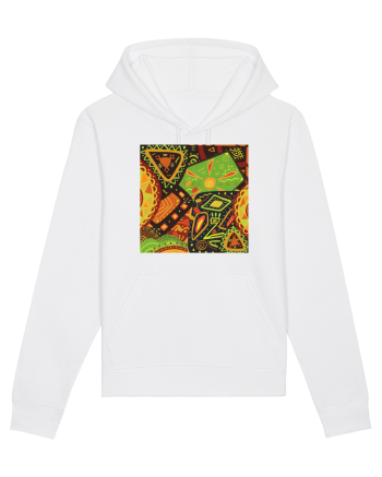African Pattern White