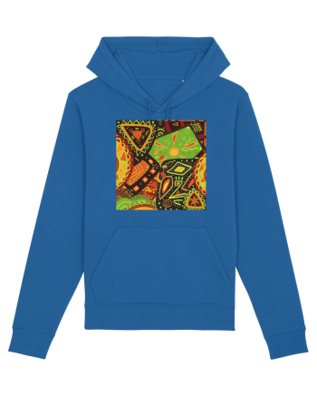 African Pattern Royal Blue