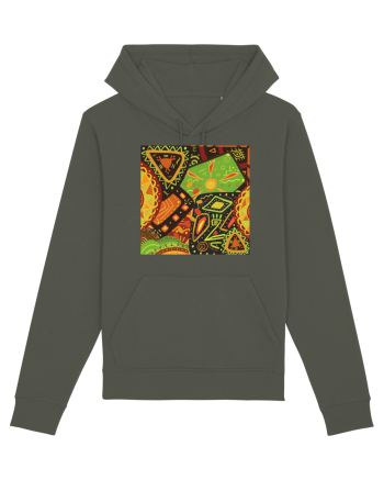 African Pattern Khaki