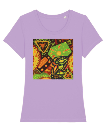African Pattern Lavender Dawn