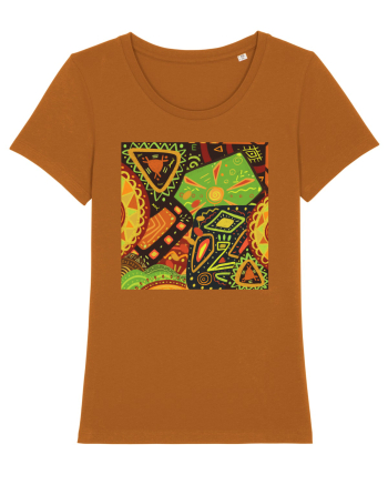 African Pattern Roasted Orange