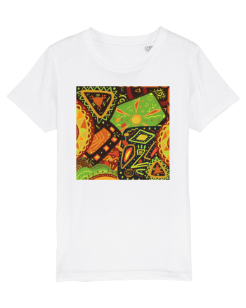 African Pattern White