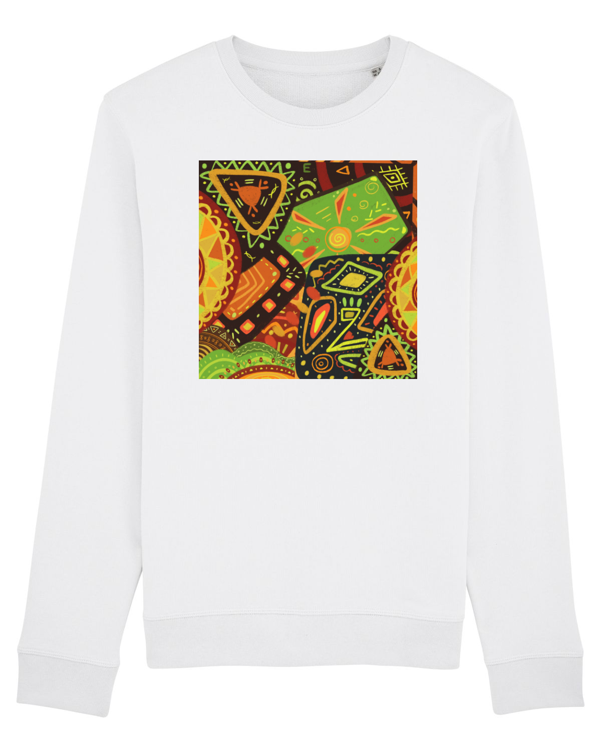 Bluză mânecă lungă Unisex Rise White