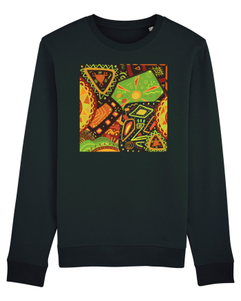 African Pattern Black