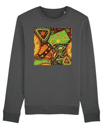 African Pattern Anthracite