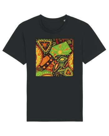 African Pattern Black