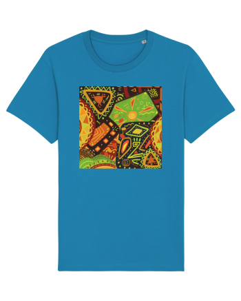 African Pattern Azur