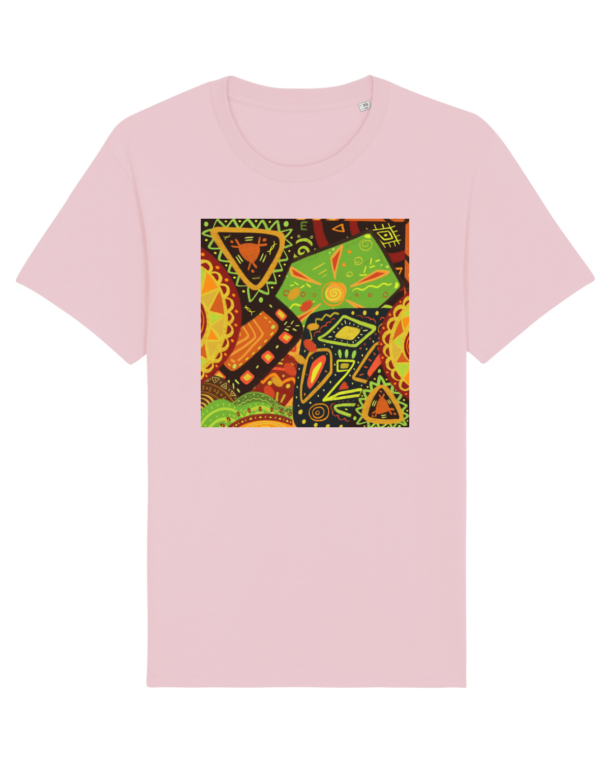 Tricou mânecă scurtă Unisex Rocker Cotton Pink