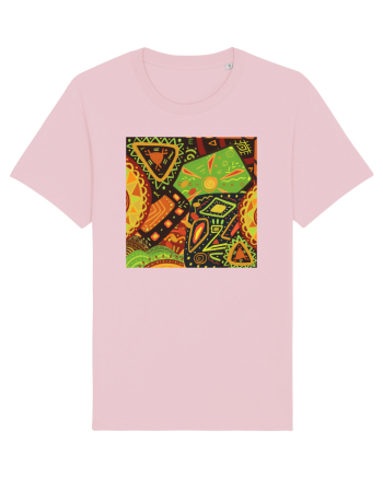 African Pattern Cotton Pink